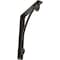 Ekena Millwork Legacy Wrought Iron Bracket, (Single center brace), Antiqued Warm Silver 1 1/2"W x 7 1/2"D x 10"H BKTM01X07X10SLEAWS - alternate 1